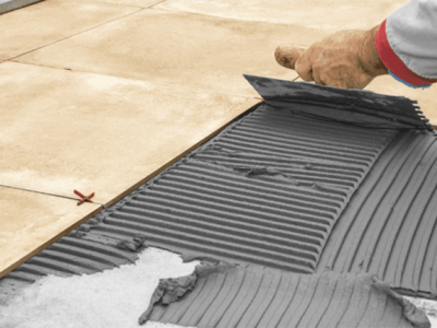 FLOOR TILE CONSTRUCTION TECHNIQUES